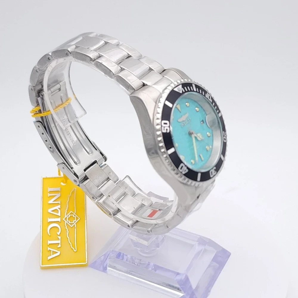 Invicta Pro Diver Aurenova Men's Watch Blue Dial Steel 40mm New 200M